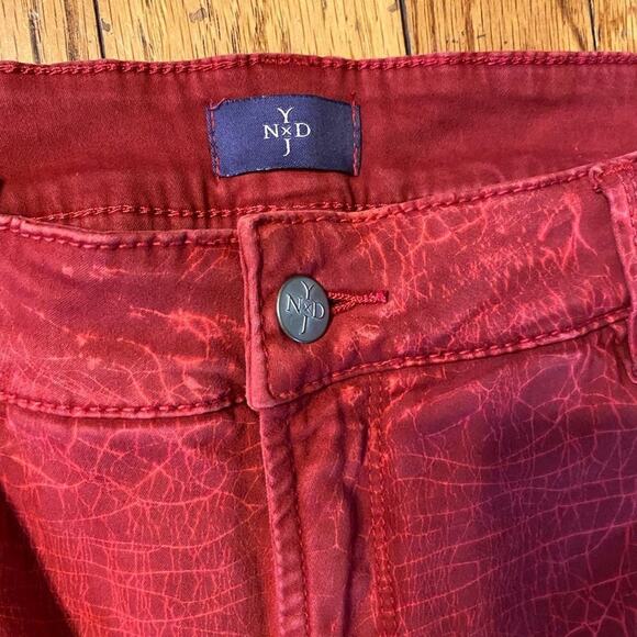 Nydj‎ Red reptile print skinny jeans - Picture 4 of 9